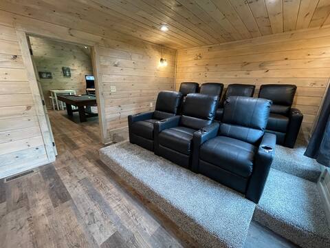 SwimTastic theater room