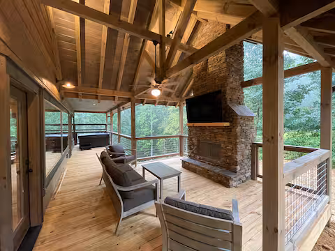 Splashtastic covered patio